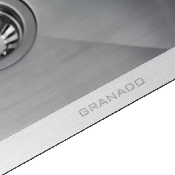 Мийка GRANADO Under top L STEEL S304 - Зображення 3