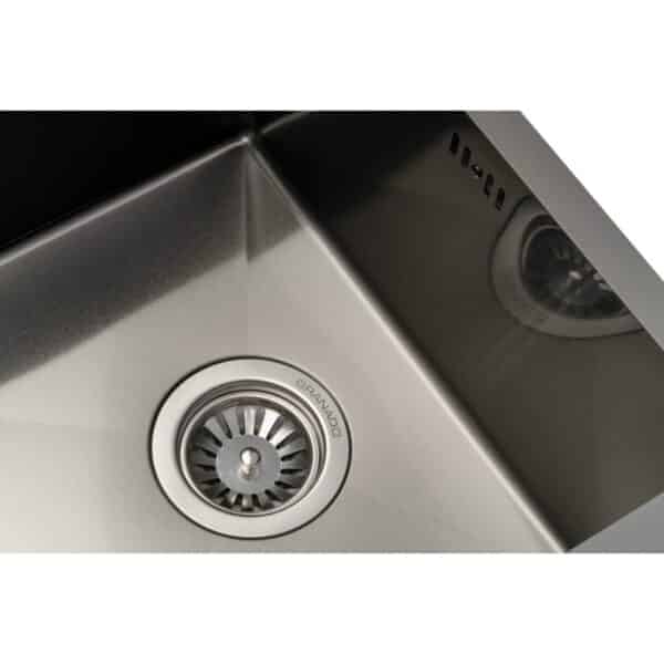 Мийка GRANADO Under top STEEL S201 black - Зображення 3