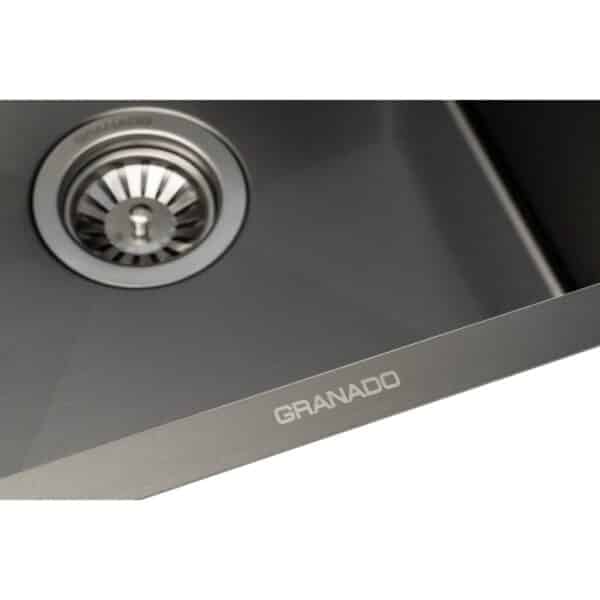 Мийка GRANADO Under top STEEL S201 black - Зображення 5